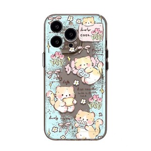 <span class=keywords><strong>Tulipe</strong></span> Fleur <span class=keywords><strong>Manger</strong></span> Chat Impression Antichoc Espace TPU Housse de Téléphone Portable pour Iphone 8 X Xr Xs 11 12 13 14 15 16 17 Pro Max - Product Image 6