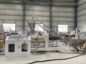 Máy làm tấm, ván, khung cửa, tấm ốp ngoài trời bằng nhựa PVC, WPC, PE - Product Image 2