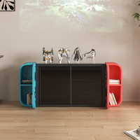 Moderner Gaming-Aufbewahrungsschrank & Langlebiger Holz-TV-Ständer |   Wohnzimmer Schlafzimmer Apartment Unterhaltungszentrum