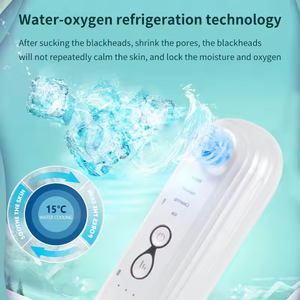 Extractor de succión de tanque de agua dual portátil Removedor de espinillas de burbujas de vacío de acné facial - Product Image 6