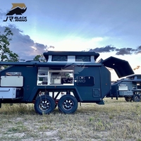 Caravane extérieure créative Chine caravane compacte rv à vendre au Koweït 4x4 caravanes tout terrain mini camping-car rv