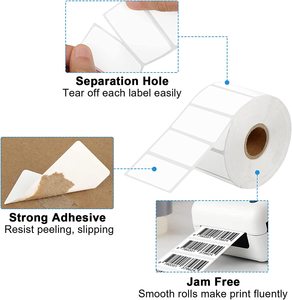 Gói vận chuyển trực tiếp nhiệt nhãn UPC mã vạch địa chỉ gửi thư nhãn tự dính nhiệt Nhãn dán nhãn - Product Image 3
