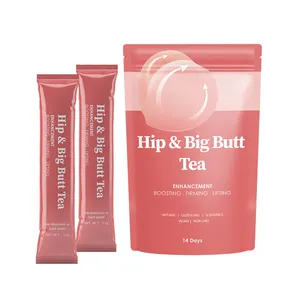 Hip and Big Butt Tea Instant Powder 14 Sachets Makes the Buttocks Plump Firm and Elastic Firm and Lift Butt Without Surgery