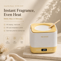 Diffuseur de cire électrique WAXKISS, ultra silencieux, avec température réglable et lumière nocturne pour aromathérapie intérieure