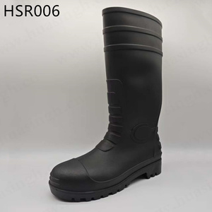 CXT, Bottes de pluie anti-boue de style agricole à hauteur de mollet, blanches/noires, protection des pieds, bottes SRC <span class=keywords><strong>pour</strong></span> le jardinage, la pêche, l'agriculture HSR011 - Product Image 4