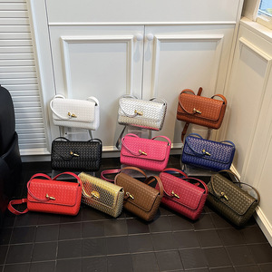 Bolso Tejido Clásico de Moda para Mujer, Bolso de Hombro con Cierre de Seguridad, Bolso de Mano de Lujo, Bolsos de Diseñador, Bolsos de <span class=keywords><strong>Marca</strong></span> - Product Image 1