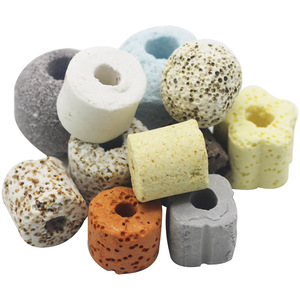Anneaux en céramique pour filtre d'aquarium, forme cylindrique, pour la purification de l'eau, utilisation en aquarium, emballage en vrac - Product Image 1