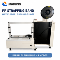 Machine à cerclage de cartons entièrement automatique G004, capacité 320 kg, pour bande PP robuste, équipement d'emballage, triphasé 380V