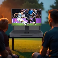 ELC Packgo Monitor Portátil Inteligente Interactivo de 27 Pulgadas con Pantalla Táctil Android 13, TV en Maleta para Ver Partidos de Fútbol