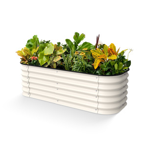 Metal <b>Vegetable</b> and Flower Planting Box for Courtyard Garden Bed & Urban Gardening Stylish Pot <b>Planter</b> - Product Image 6