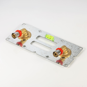 <strong>Shower</strong> Fixing <strong>Plate</strong> for Concealed Installation, Compatible with French Standard Plumbing - Product Image 1