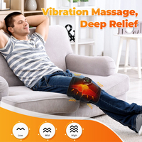 Ceinture de massage infrarouge 660 nm 850 nm pour soulager la douleur musculaire, portable pour le bras/le genou/le ventre/le dos/la taille, thérapie par lumière rouge, coussin de massage pour tout le corps, 4 niveaux