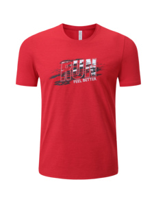 T-shirt personnalisé avec impression de logo pour hommes Votre propre marque Transfert de chaleur Personnaliser les t-shirts avec étiquette T-shirts personnalisés - Product Image 3