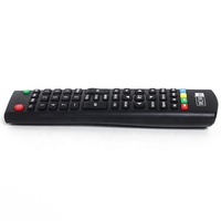 Télécommandes universelles intelligentes pour téléviseurs, en plastique et ABS, noires, infrarouges, personnalisées en gros