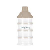 Distributeur de lait en poudre personnalisé avec logo OEM, 3/4 couches, portable, pour collations d'enfants, produits pour bébés