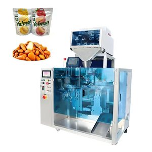Machine de remplissage et d'emballage de sachets à fermeture éclair pour biscuits, céréales, chocolats, bonbons, avec pesage, mini-machine monoposte verticale - Product Image 2
