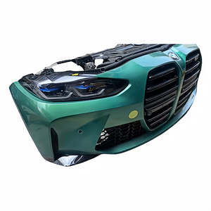 Pare-chocs avant en plastique neuf et d'occasion pour BMW <span class=keywords><strong>M4</strong></span> G82 <span class=keywords><strong>LCI</strong></span> avec radiateur et grande plaque de protection arrière - Remplacement de pare-chocs de voiture - Product Image 2