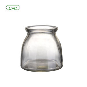 برطمان زجاجي مربع مستدير قابل لإعادة التدوير ومتين وواضح بحجم مخصص للبيع بالجملة - Product Image 1