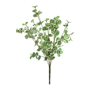 Petits bouquets de plantes vertes artificielles écologiques résistantes à l'eau 37CM, plantes d'intérieur pour hall d'hôtel, boutique, <span class=keywords><strong>jardin</strong></span>, aménagement paysager - Product Image 5