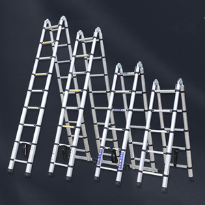 Échelle télescopique double en alliage d'aluminium de style industriel pour l'ingénierie et l'usage domestique - Product Image 5