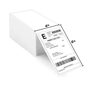 Impermeabile 4X6 etichetta termica adesivo forte etichetta termica diretta etichette termiche rotolo adesivo adesivo