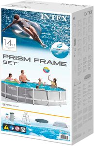 <span class=keywords><strong>Piscina</strong></span> Elevada <span class=keywords><strong>Redonda</strong></span> <span class=keywords><strong>Grande</strong></span> INTEX 26720 para Niños, <span class=keywords><strong>Piscina</strong></span> de Jardín de PVC <span class=keywords><strong>con</strong></span> Fácil Instalación, 4.27m X 1.07m - Product Image 6