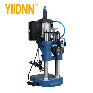 Yiidnn ce pneumática imprensa pequena desktop, tipo YDH-100 dupla coluna perfurar 500kg