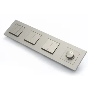 Interruptor inteligente de botón pulsador de pared para uso de hotel inteligente de lujo serie 15B