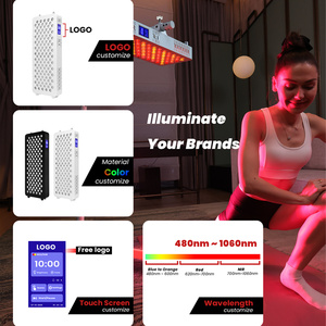 لوحة العلاج بالضوء الأحمر الطبي من IDEARED بأطوال موجية 590 و630 و660 و810 و830 و850 و940 نانومتر، لوحة LED للوجه للعلاج بالضوء الأحمر للجمال - Product Image 5