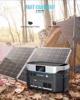 Centrale Électrique Portable en Gros pour Usine 1500W 1506Wh LiFePO4, Générateur Solaire à Onde Sinusoïdale Pure pour Camping et Alimentation Extérieure