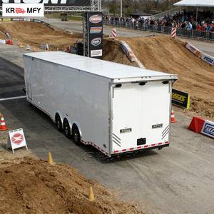 Remorque utilitaire de transport alimentaire à rideaux pour la logistique des marchés de fruits palettisés - Product Image 1