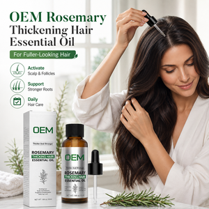Custom Logo Rosemary Scalp Massage Oil With Vitamin E And Grapeseed Oil For Hair Root Support And Daily Nourishment - Product Image 1