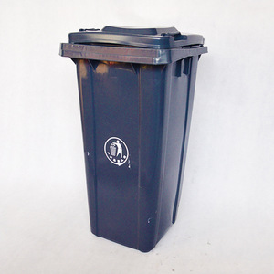 Thickened 100L outdoor sanitation trash can, community roadside trash can, outdoor trash can with <b>lid</b> and wheels - Product Image 2