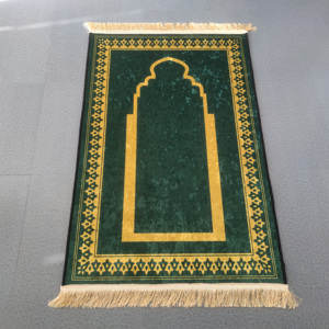 Turquie style arabe voyage impression pliable luxe tapis de prière Namaz Sajjadah musulman tapis de prière turc islamique Seccade tapis - Product Image 1