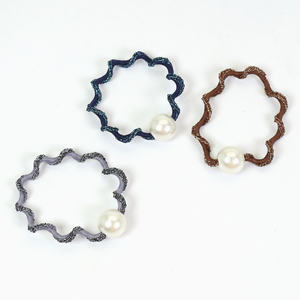 Coleteros de Pelo con Purpurina Personalizados con Logotipo, Estilo Coreano, para Mujer, Venta <span class=keywords><strong>2026</strong></span> - Product Image 2