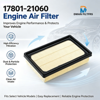 Filtre à air haute efficacité en gros pour usine 17801-0M030 17801-0M040 17801-21060 pour pièces détachées automobiles