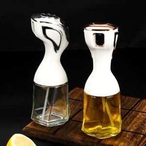 Beautiful Home Kitchen Oil Sprayer New Fine Mist Glass Oil Spray <b>Bottle</b> Push-Type Barbecue Oil Pot with Color Box - Product Image 4