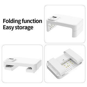 180W <b>Large</b> Space LED Nail Dryer Foldable with Leather Hand <b>Pillow</b> and 66 Beads UV Lamp - Product Image 5