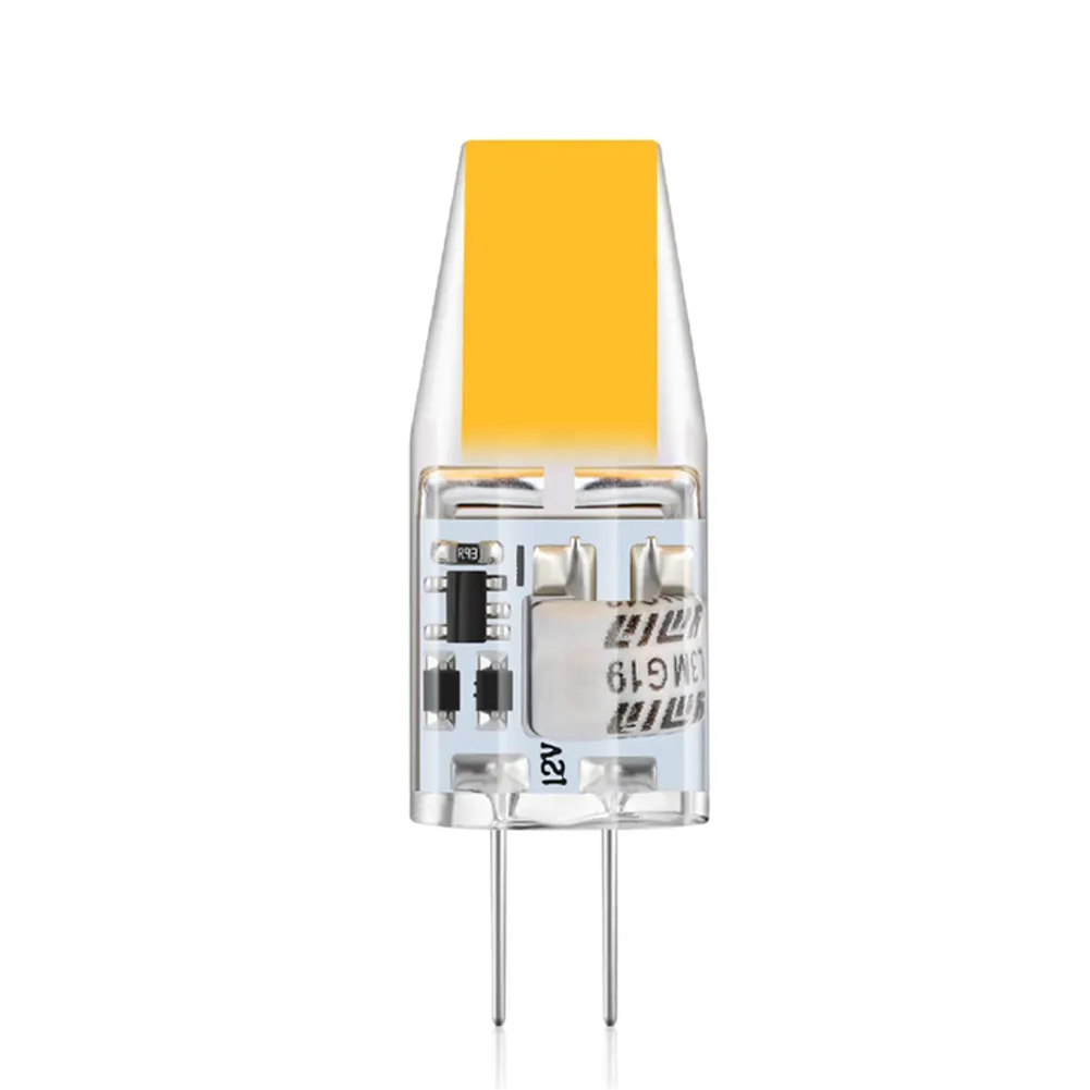 12V G4LED電球3W1508COBちらつきなしシリコン省エネLampadaLEDランプはシャンデリア照明のハロゲンを交換します