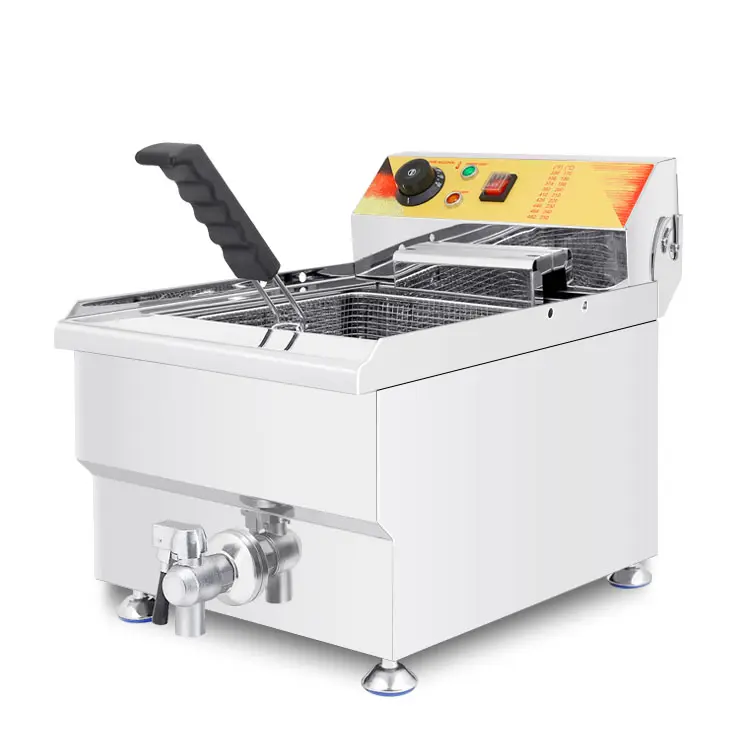 commercial deep fryer stainless steel electric deep fryer with 10 liter