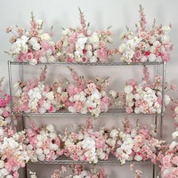 Boules de fleurs de roses blanches préservées personnalisées pour centres de table de mariage et décoration de toile de fond