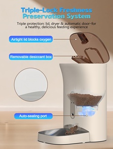 New Series 4.5L <b>Smart</b> Pet Feeder <b>Camera</b> Remote Control <b>Wifi</b> Tuya <b>Smart</b> Mobile Phone App Automatic Cat Dog Pet Food Feeder - Product Image 2