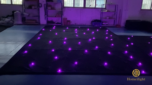 ที่ร้อนแรงที่สุดขายเสายืนทนไฟกำมะหยี่ RGB <span class=keywords><strong>3</strong></span> In 1ฉากหลังผ้าม่าน LED ดาวสำหรับดีเจเวทีแสดง - Product Image 5