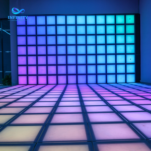 Máquina de Juego Interactiva Inteligente con LED para Piso, Baldosas de Piso con Cuadrícula de Salto Interactiva, con Modos de Juego Ajustables para Deportes en Interiores - Product Image 3