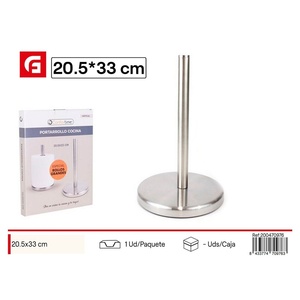 Porta rotolo da cucina in acciaio-utensili da cucina e organizzazione - Product Image 1