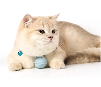 Collier de suivi de chat GPS léger Navigateur GPS Étanche IP67 180 jours d'autonomie de la batterie Suivi en temps réel Geofencing Silicone