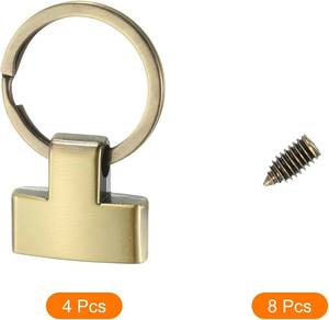 พวงกุญแจโลหะสำหรับกระเป๋าถือ  สำหรับพวงกุญแจรถยนต์ สายคล้องคอ - Product Image 3