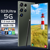 S23 Ultra, Teléfono Inteligente de Gama Alta con Pantalla Grande de 7 Pulgadas, Octa-core, LTE 4G, Dispositivo Todo en Uno, 16 GB + 1 TB, 108 MP