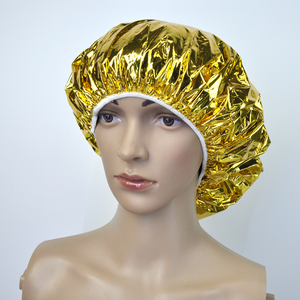 <span class=keywords><strong>Bonnet</strong></span> <span class=keywords><strong>de</strong></span> douche jetable <span class=keywords><strong>de</strong></span> luxe en aluminium imperméable, écologique et thermique, <span class=keywords><strong>pour</strong></span> adultes, <span class=keywords><strong>pour</strong></span> la beauté, les spas et les salons <span class=keywords><strong>de</strong></span> coiffure - Product Image 3