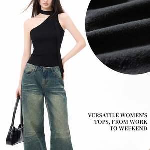 <span class=keywords><strong>Canottiera</strong></span> <span class=keywords><strong>canottiera</strong></span> nera <span class=keywords><strong>senza</strong></span> <span class=keywords><strong>spalline</strong></span> in maglia piccola <span class=keywords><strong>canottiera</strong></span> femminile estiva Slim <span class=keywords><strong>senza</strong></span> maniche con spalla corta capoverso - Product Image 2